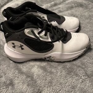 Under Armour Kids' Black and White Sneakers